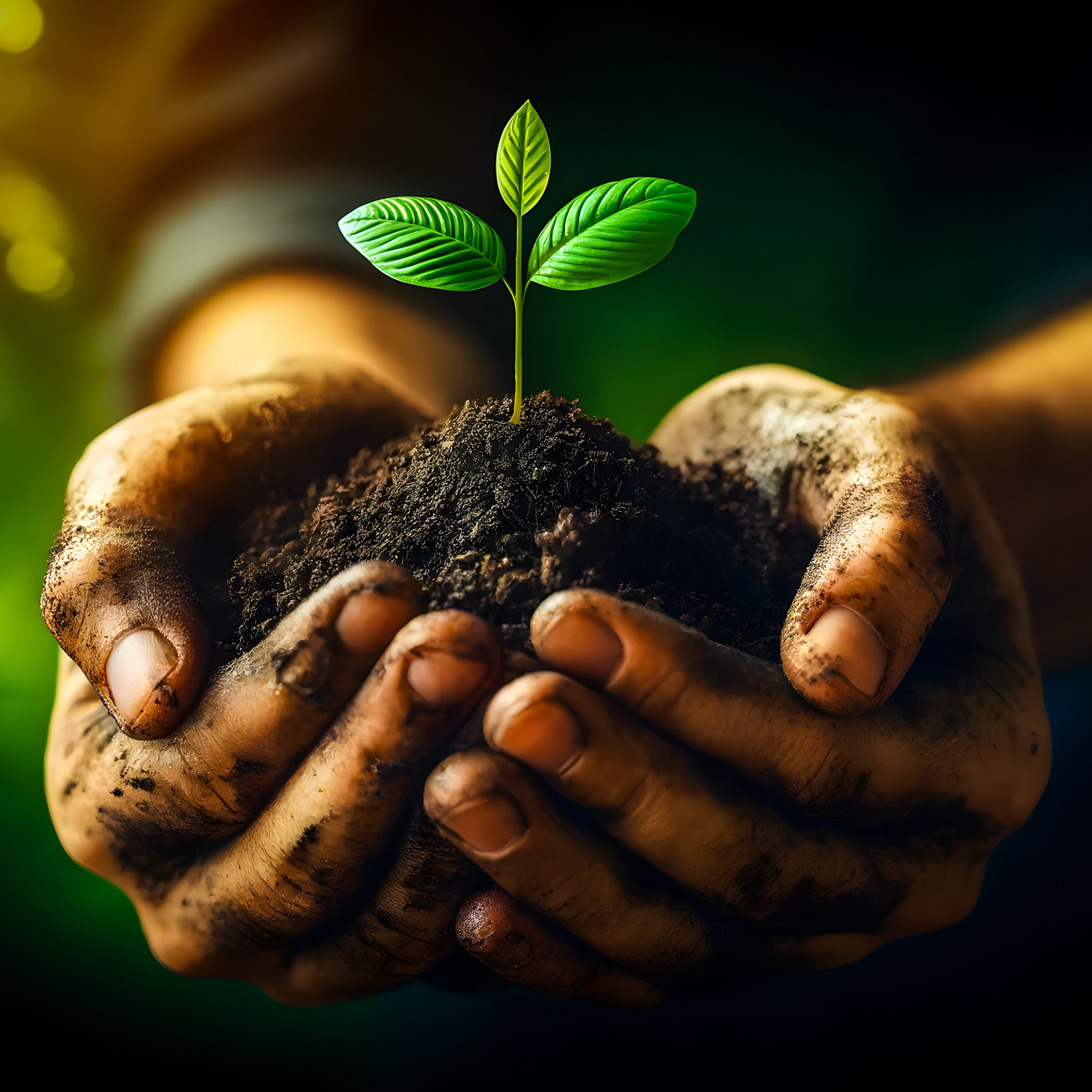 germe dans les mains carre